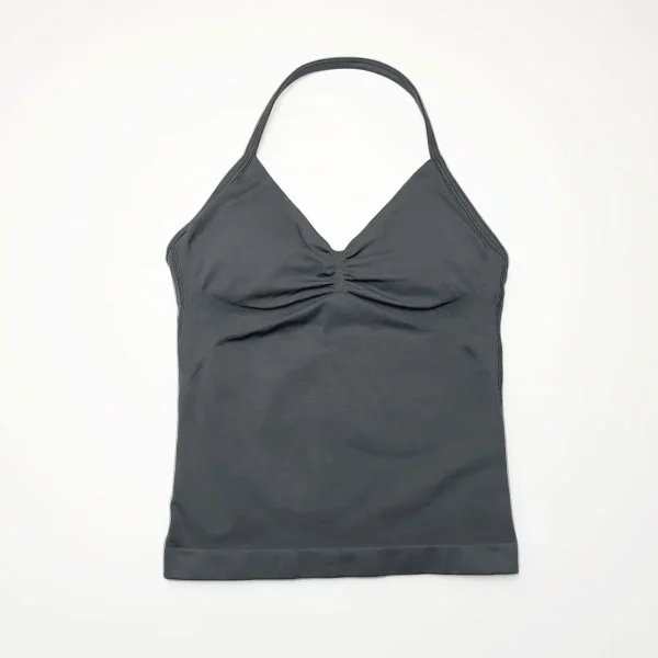 Impact Longline Strappy Top Sports Yoga Vest Women's Fitness Tank Top Gym Beautiful Open Back Bra Running Workout Halter - Image 13